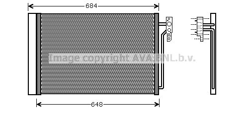 AVA QUALITY COOLING Kondensators, Gaisa kond. sistēma AU5182